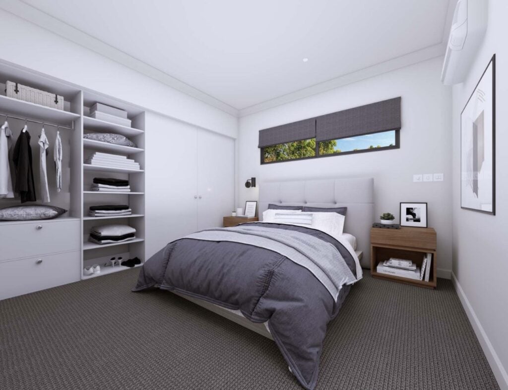 Micro Apartment Brisbane Bedroom
